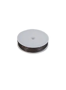 Набор д/творчества Шнур вощеный на бобине темно-коричневый 1мм*10м (113) (8470-1/2)