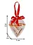 Подвесное украшение Сердце с пожеланием (стекло) (5x10) — 2613868 — 3