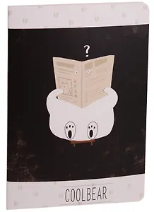 Тетрадь 30 листов линейка "Cool bear"