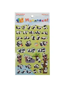 Наклейка декоративная зефирная 2 Панда 2 (95х185) (Наклей-ка) (упаковка)