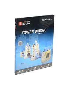 Конструктор 3D Лондонский мост (Tower Bridge) (124393) (41шт) (41х10,5х16см) (3D Puzzle Hao Tian)