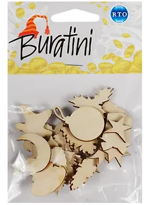 Набор мелких форм для новогоднего декора (DZ90026) (упаковка)