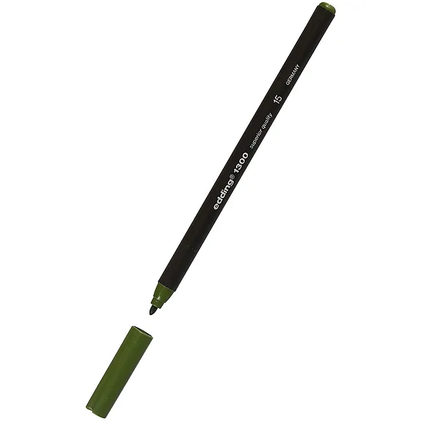 Фломастер с круглым наконечником 2мм, оливковый, Edding 222656 — 2
