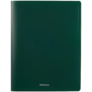 Папка 2кольца А4 "Matt Classic" 24мм, пластик, зеленый, Erich Krause