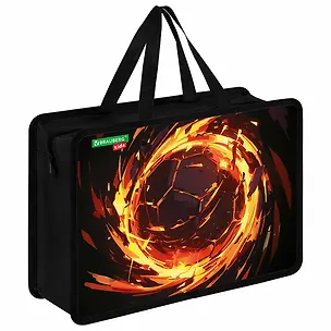 Папка для тетрадей А4 "Fire split" пластик, текст.ручки 3106005