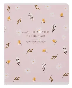 Тетрадь 48л кл. "April", розовый, карт.обл., микротекстурирование, ламинация, поля, скрепка