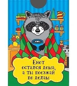 Обложка на проездной Енот дома ОП-3721 341680 — 1