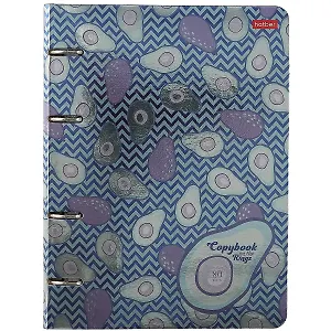 Тетрадь на кольцах в клетку Hatber, "Авокадо", 80 листов