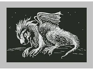 Гравюра Дракончик (516520) (Забавка) (Царапка)