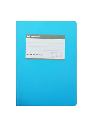 Тетрадь в клетку Erich Krause, Fluor, 120 листов, синяя 236959