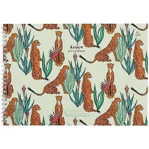 Альбом для рисования Unnika, "Гепарды", А4, 30 листов, на гребне