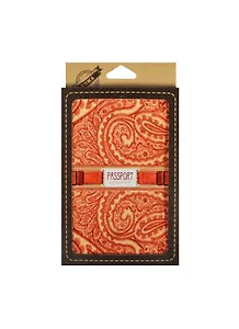 Обложка для паспорта кожа Пейсли (20088)