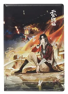 Обложка для паспорта Благословение небожителей  Хуа Чэн у воды (ПВХ бокс) (ОП2024-434)