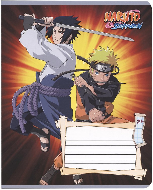 Тетрадь в клетку Academy Style «Naruto» в ассортименте, 24 листа 2898326 — 1