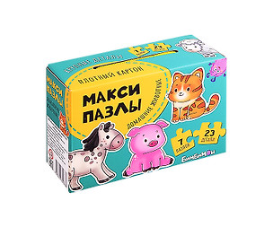 МаксиПазлы «Домашние животные». Набор из 7 картинок — 2988267 — 1