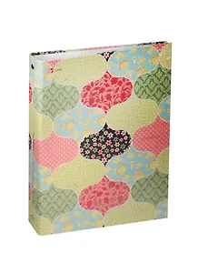 Тетрадь на кольцах в клетку Listoff, "Пэчворк (орнамент)", 120 листов