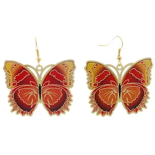 Серьги Невесомость бабочка (125904) (цветные) (упаковка) 2452032