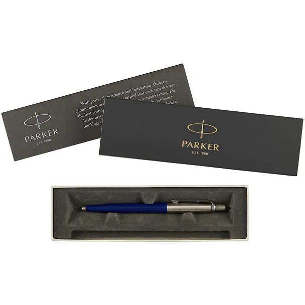 Ручка подарочная шариковая синяя, Jotter Blue, Parker 252052 — 3