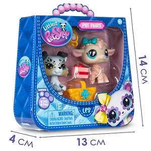 Игровой набор Littlest Pet Shop, "Пара друзей Пикник у коттеджа", 2 фигурки Колли и Овечка, подарочная упаковка, 4+