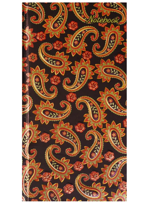 Записная книжка А6 80л 90*165 "УЗОР 2" офсет,обл.из металл.бумаги,тисн.фольгой,конгрев, Феникс 216139 — 2
