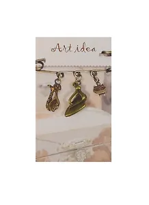 Кулон Утюжок (QA-470) (2см) (1шт.) (упаковка)