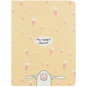 Тетрадь в клетку Be Smart, "Bunny. Морковки", 48 листов 260175