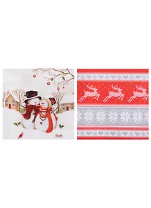 Салфетки для декупажа Пара снеговиков - 2 шт. P-SDL098500/SDL098600