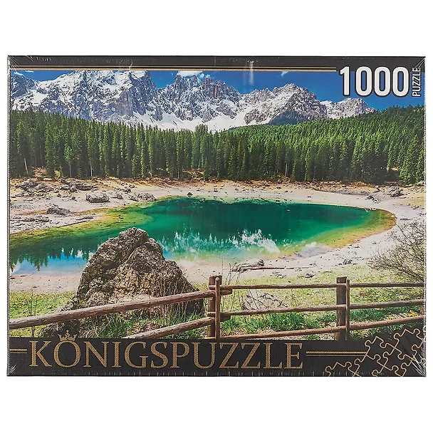 Пазл 1000 Konigspuzzle Италия Озеро Радуги (ГИК1000-8261) (коробка) 2640669 — 1