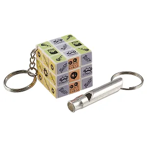 Брелок-кубик + свисток (блистер)