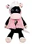 Мягкая Игрушка Maxitoys Luxury, Коровка Даша в Меховой Накидке, 23см — 2823496 — 1