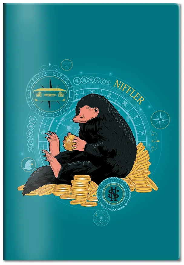 Обложка для паспорта. Фантастические твари. Нюхль 2904530 — 2