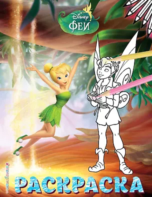 Книга Феи. Раскраска № 12 (Динь-Динь и Теренс) ()