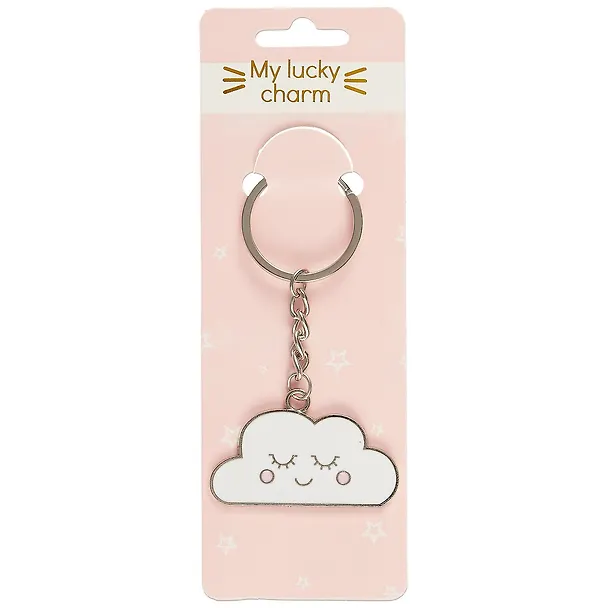 Брелок My lucky charm Облачко с закрытыми глазками (металл) (12-07150-8723489) 2710956 — 2