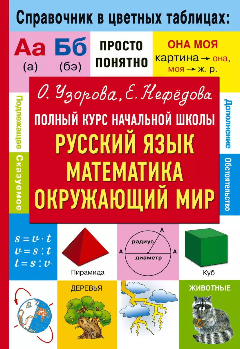 Полный курс начальной школы. Русский язык, математика, окружающий мир  (Елена Нефедова, Ольга Узорова) - купить книгу с доставкой в  интернет-магазине «Читай-город». ISBN: 978-5-17-158001-8