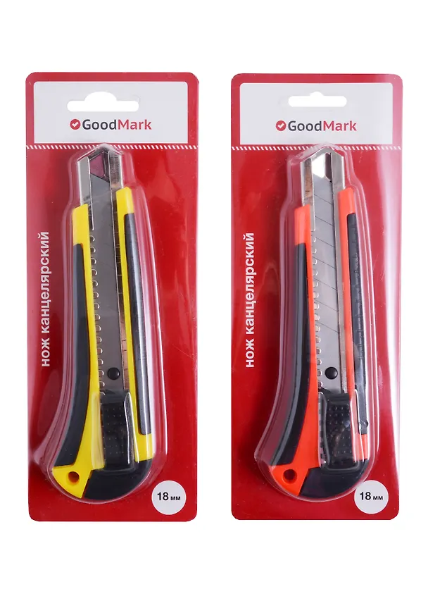 Нож канцелярский 18 мм "Universal", GoodMark 243044 — 3