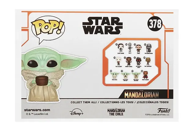 Фигурка Funko POP! Star Wars: Mandalorian The Child w/cup, FNK49933 3153732 — 4