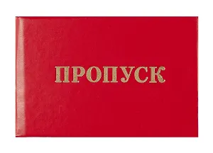 Бланк "Пропуск" Имидж