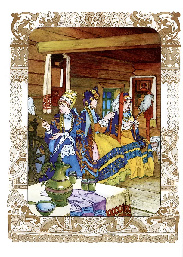 Книга Сказка о царе Салтане, о сыне его славном и могучем богатыре князе Гвидоне Салтановиче и о прекрасной царевне Лебеди (Александр Пушкин) — 3