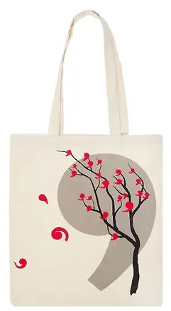 Сумка-шоппер Буквоед Сакура (текстиль) (40х32) 2957485
