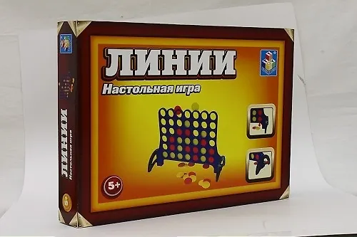 Игра настольная, 1TOY/Вантой, Линии" 33*24см 52455" 2309258 — 1