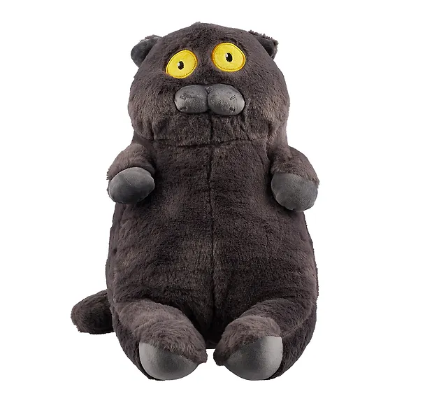 Мягкая игрушка Кот с желтыми глазами (40х22) 2990069 — 1