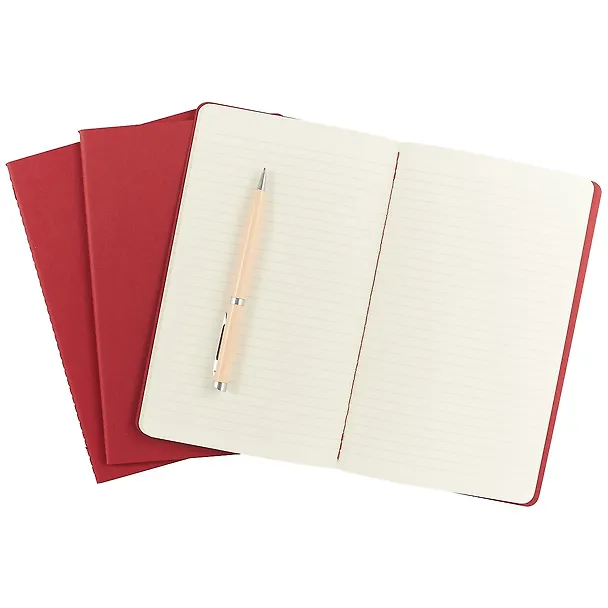 Книги для записей А5 "Cahier Journal Large", 3 штуки, клюквенные, Moleskine 242474 — 4