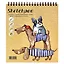 Скетчбук 168*195 40л "Смешные собаки" крафт бумага 80г/м2, карт.обл., тв.подложка, гребень — 2939965 — 1