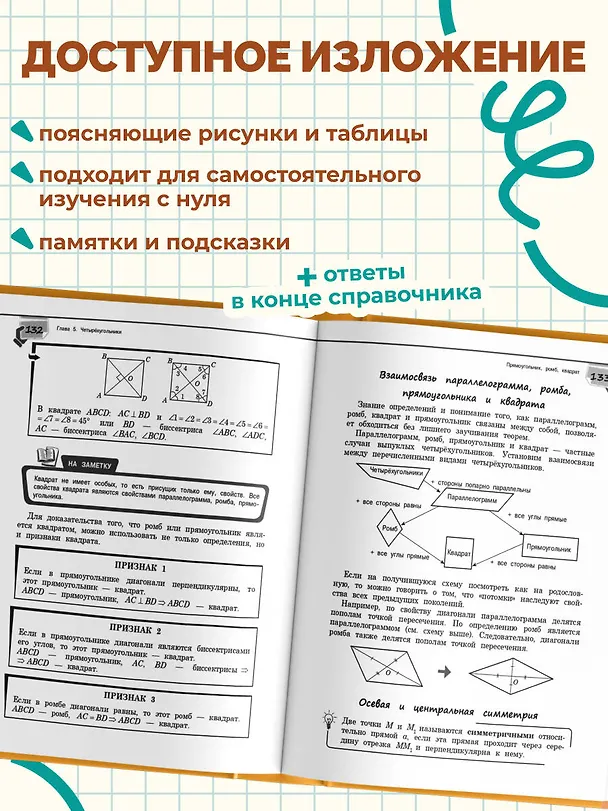 Книга Справочник по геометрии для 7-9 классов (Татьяна Колесникова) — 8
