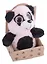 Панда-пушистик в крафт коробке (12-01568-572) — 2869453 — 2