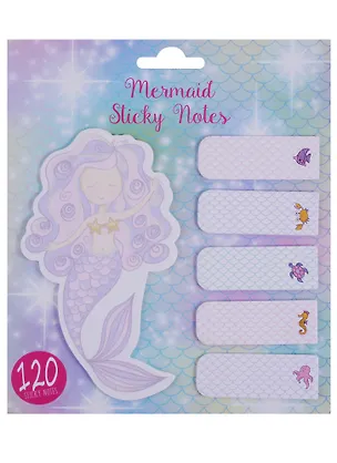 Закладки самоклеящиеся "Mermaid", 120 стикеров 247147