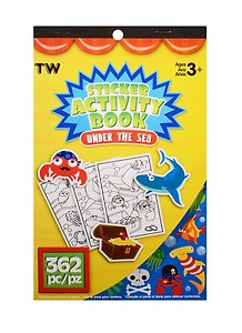 Альбом д/творч. Sticker Activity Book Пираты (898995) (4 листа) (362 детали) (6 страниц с наклейками) (3+)