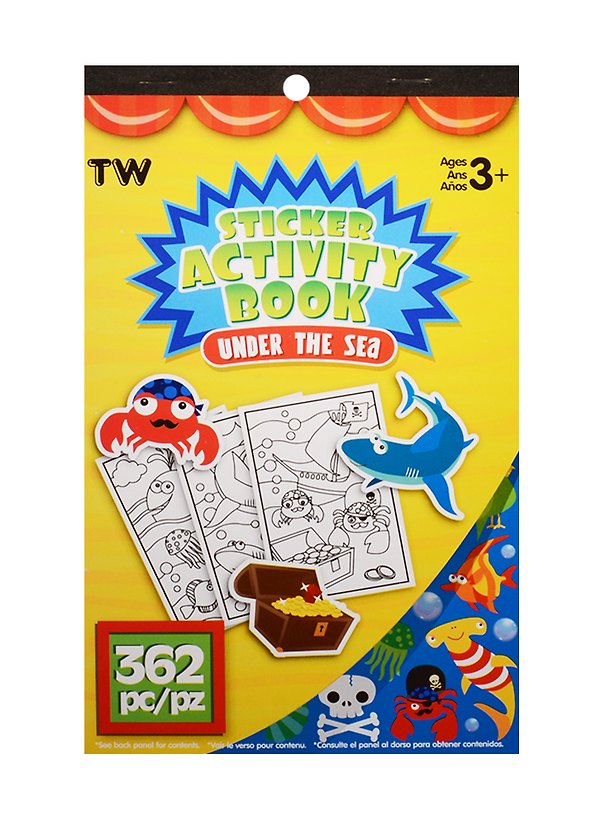 Альбом д/творч. Sticker Activity Book Пираты (898995) (4 листа) (362 детали) (6 страниц с наклейками) (3+) 2531465 — 1