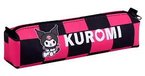 Пенал-косметичка объемный "Kuromi"  клетка, полиэстер