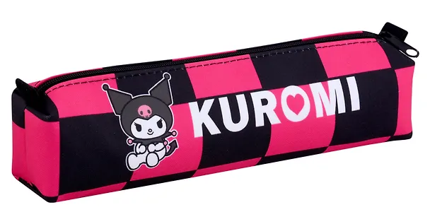 Пенал-косметичка объемный "Kuromi"  клетка, полиэстер 2978265 — 1